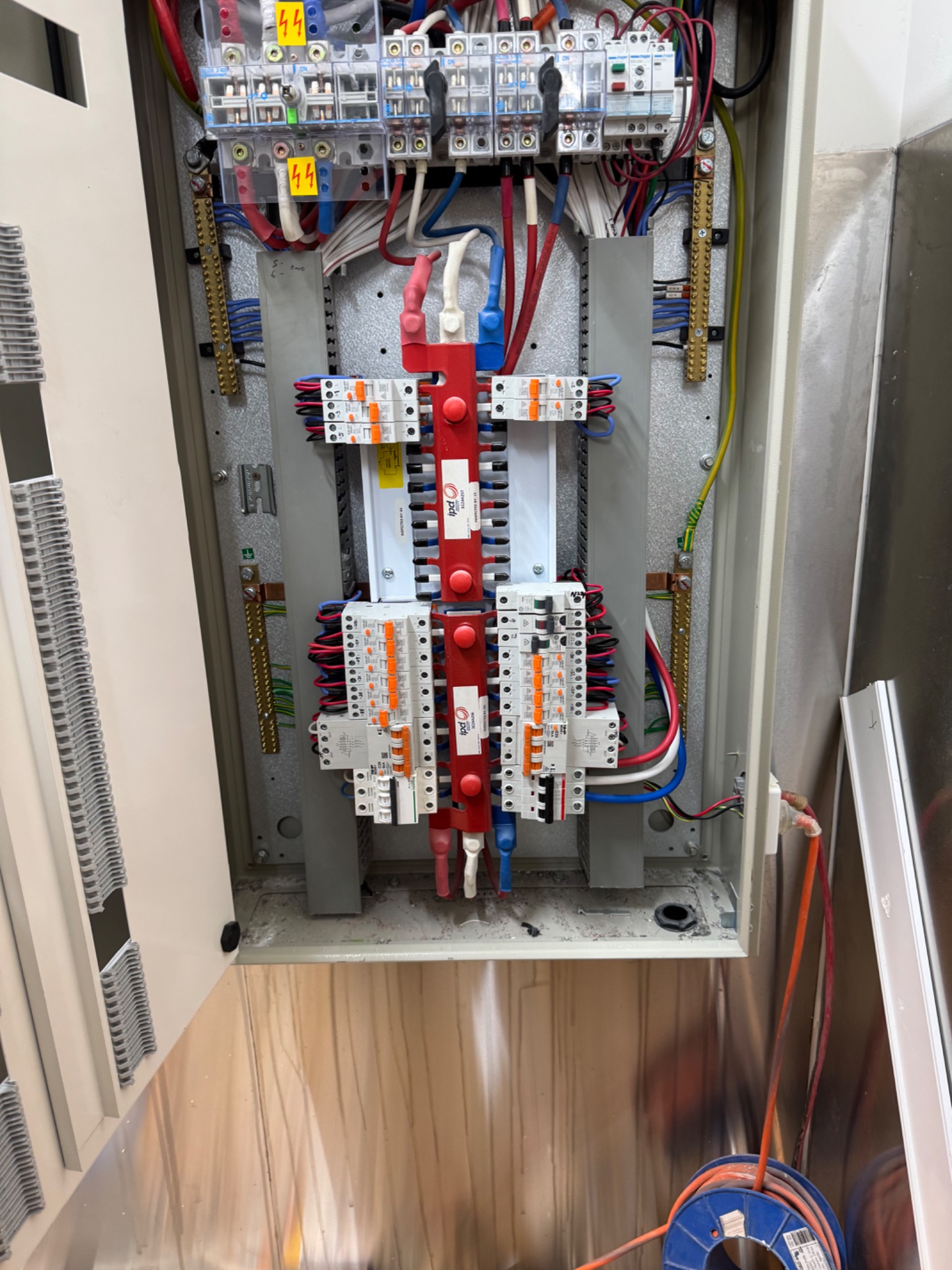 Commercial switchboard electrical work by Monarch Electrical & Data